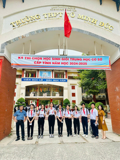 Học sinh thi Olympic lớp 9 năm học 2024-2025