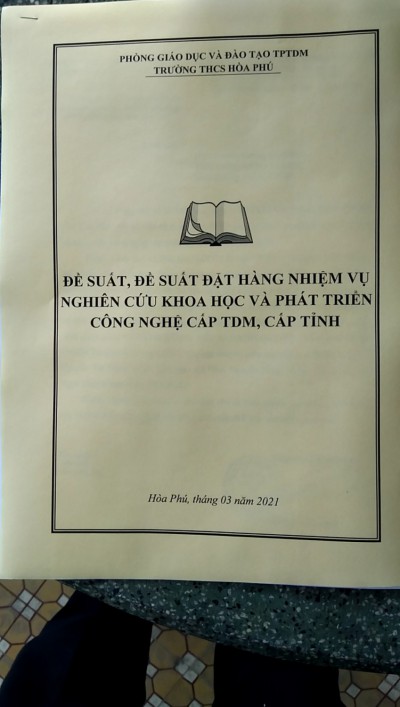 ĐỀ XUẤT, ĐỀ SUẤT ĐẶT HÀNG NHIỆM VỤ NCKH VÀ PHÁT TRIỂN CÔNG NGHỆ